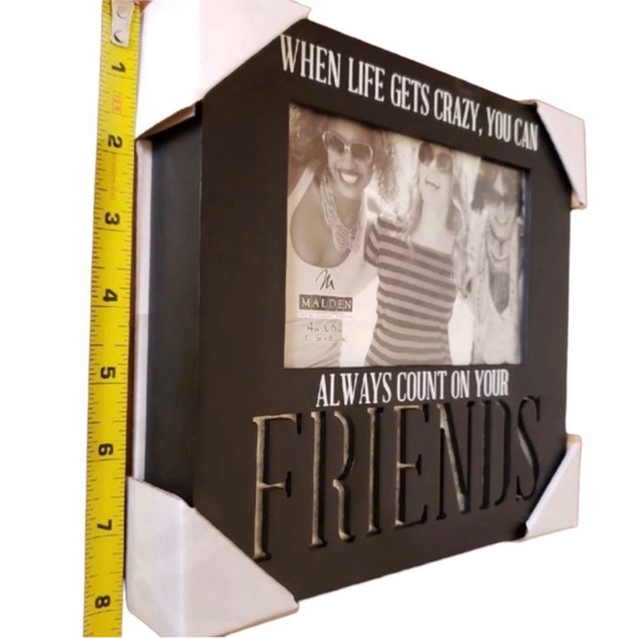 When Life Gets Crazy You Can Always Count On Your Friends Frame - Picture 3 of 5